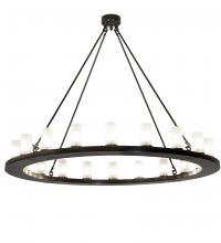 Meyda White 190596 - 60" Wide Loxley 20 Light Chandelier