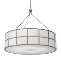 Meyda White 198495 - 48" Wide Cilindro Barnabas Pendant