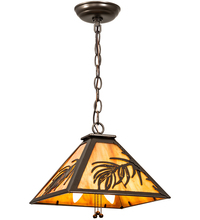 Meyda White 204754 - 12" Square Pine Needle Pendant