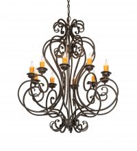 Meyda White 218590 - 42" Wide Fernando 10 Light Chandelier