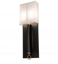 Meyda White 226742 - 12" Wide Richland Wall Sconce