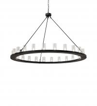 Meyda White 242137 - 72" Wide Loxley 24 Light Chandelier