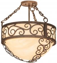 Meyda White 243696 - 16" Wide Lilliana Inverted Pendant