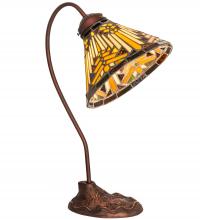 Meyda White 247794 - 18" High Nuevo Mission Desk Lamp