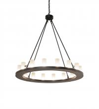 Meyda White 248911 - 48" Wide Loxley 16 Light Chandelier