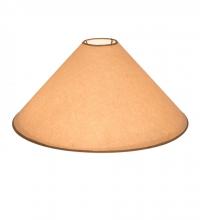 Meyda White 26963 - 21"W X 10"H Simple Tan Paper Shade