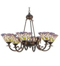 Meyda White 27398 - 33"W Daffodil Bell 6 LT Chandelier