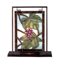 Meyda White 68352 - 9.5"W X 10.5"H Napa Vintage Lighted Mini Tabletop Window