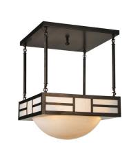 Meyda White 82508 - 18"Sq Buena Park Pendant